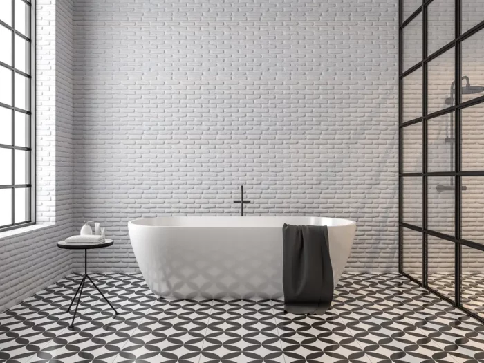 Раскладка плитки - схемы на пол и стены, варианты для ванной и кухни, фото для вдохновения