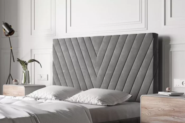 Изголовье кровати – фото в интерьере современной спальни